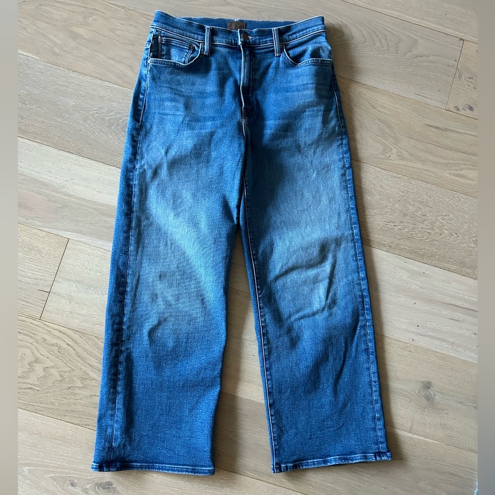 Mother Jeans The Dodger Ankle Wide Leg Jeans